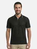 Men’s Lightweight Breathable Knit Polo Shirt