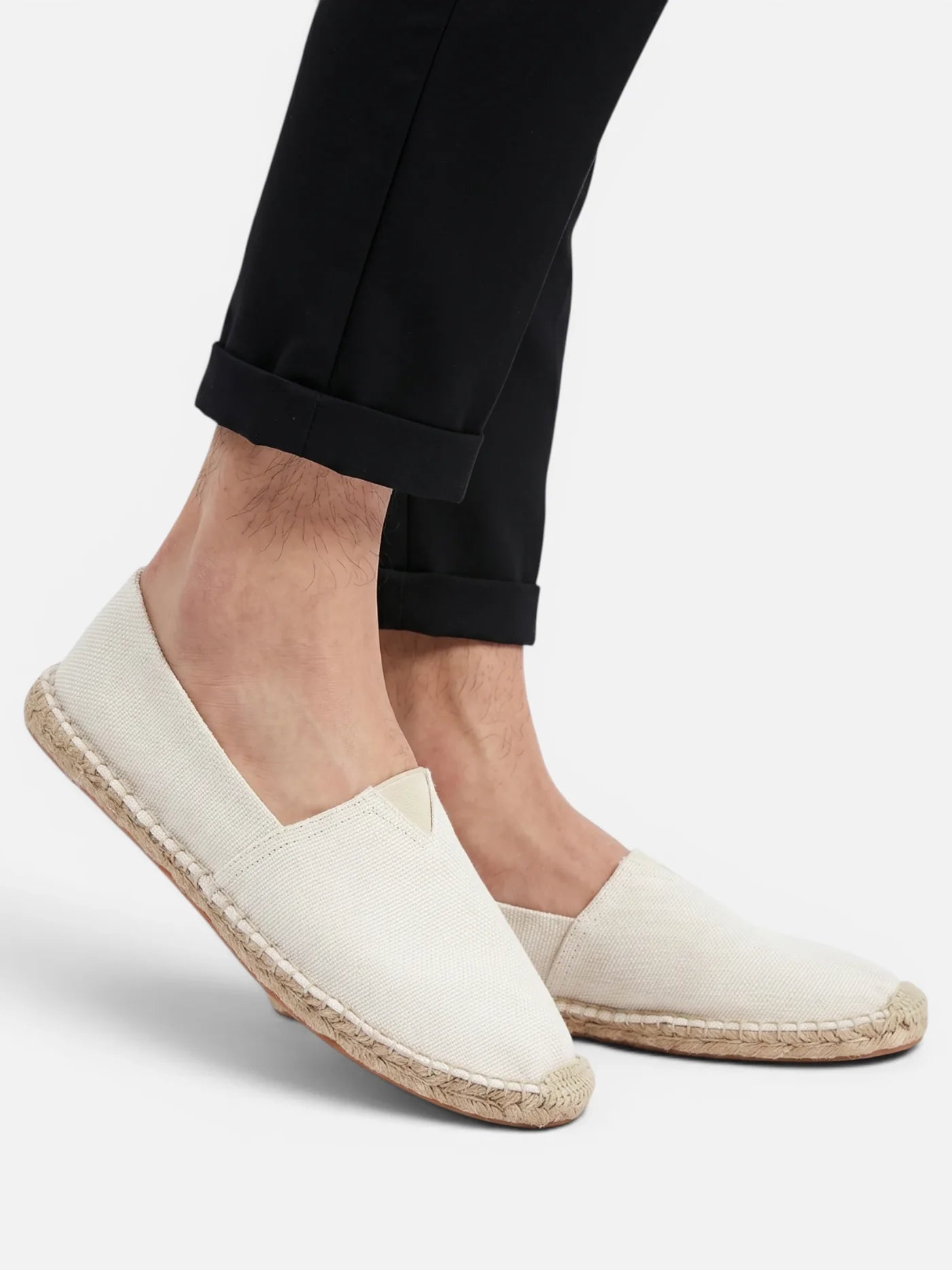 Men’s Espadrilles Slip-On Shoes – Lightweight Canvas Summer Loafers