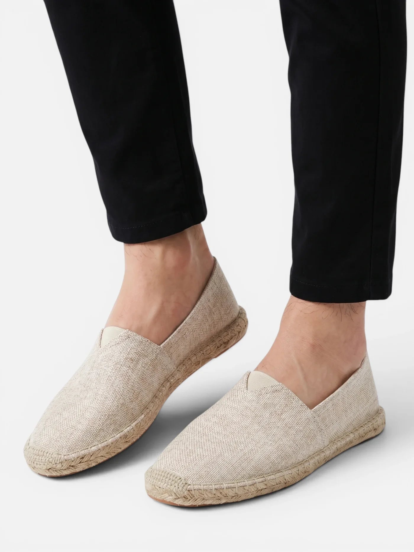 Men’s Espadrilles Slip-On Shoes – Lightweight Canvas Summer Loafers