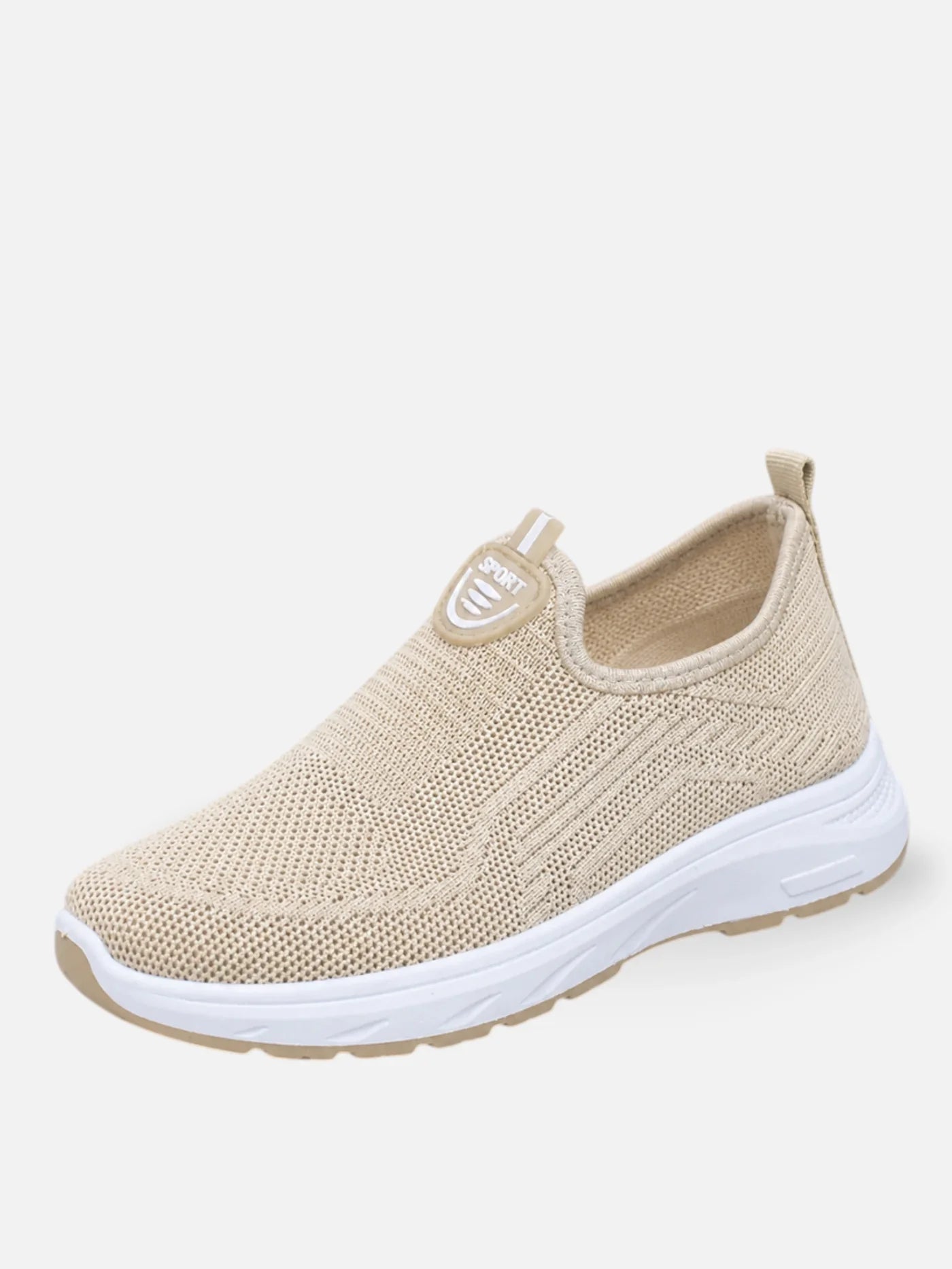 Women's Slip-On Sneakers with Breathable Knit Upper