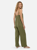 Women’s Sleeveless Wide Leg Jumpsuit – Lightweight Summer One-Piece Outfit