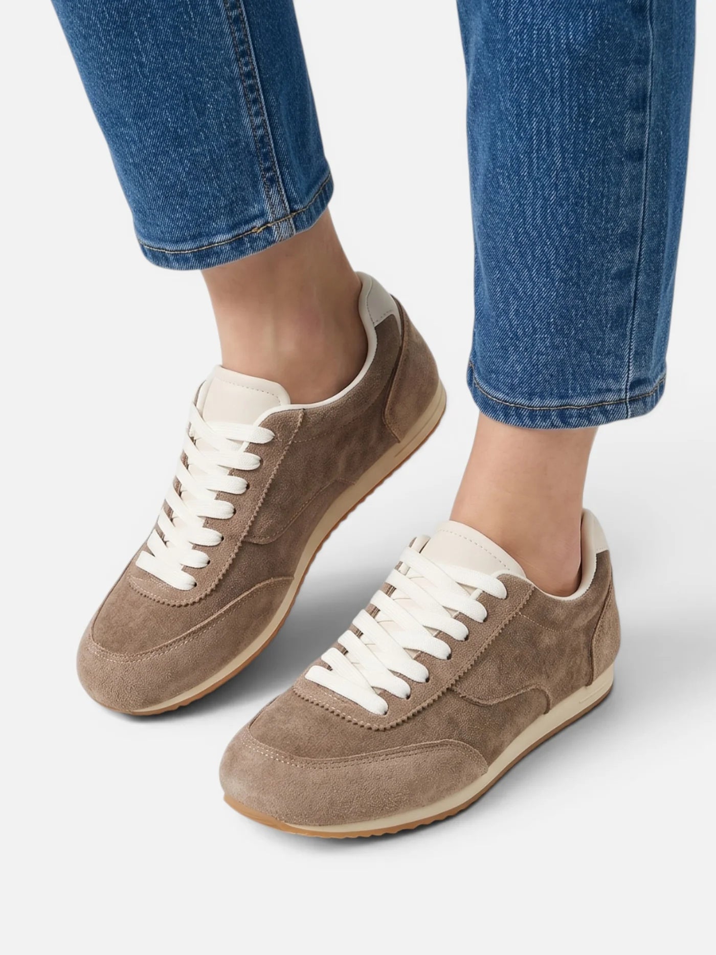 Women’s Lace-Up Casual Sneakers with Lightweight Comfort Design