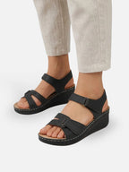 Women’s Comfortable Wedge Sandals with Adjustable Straps for Summer