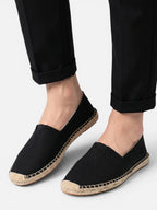 Men’s Espadrilles Slip-On Shoes – Lightweight Canvas Summer Loafers