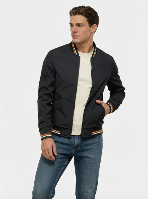 Men’s Comfortable Zip-Up Bomber Jacket