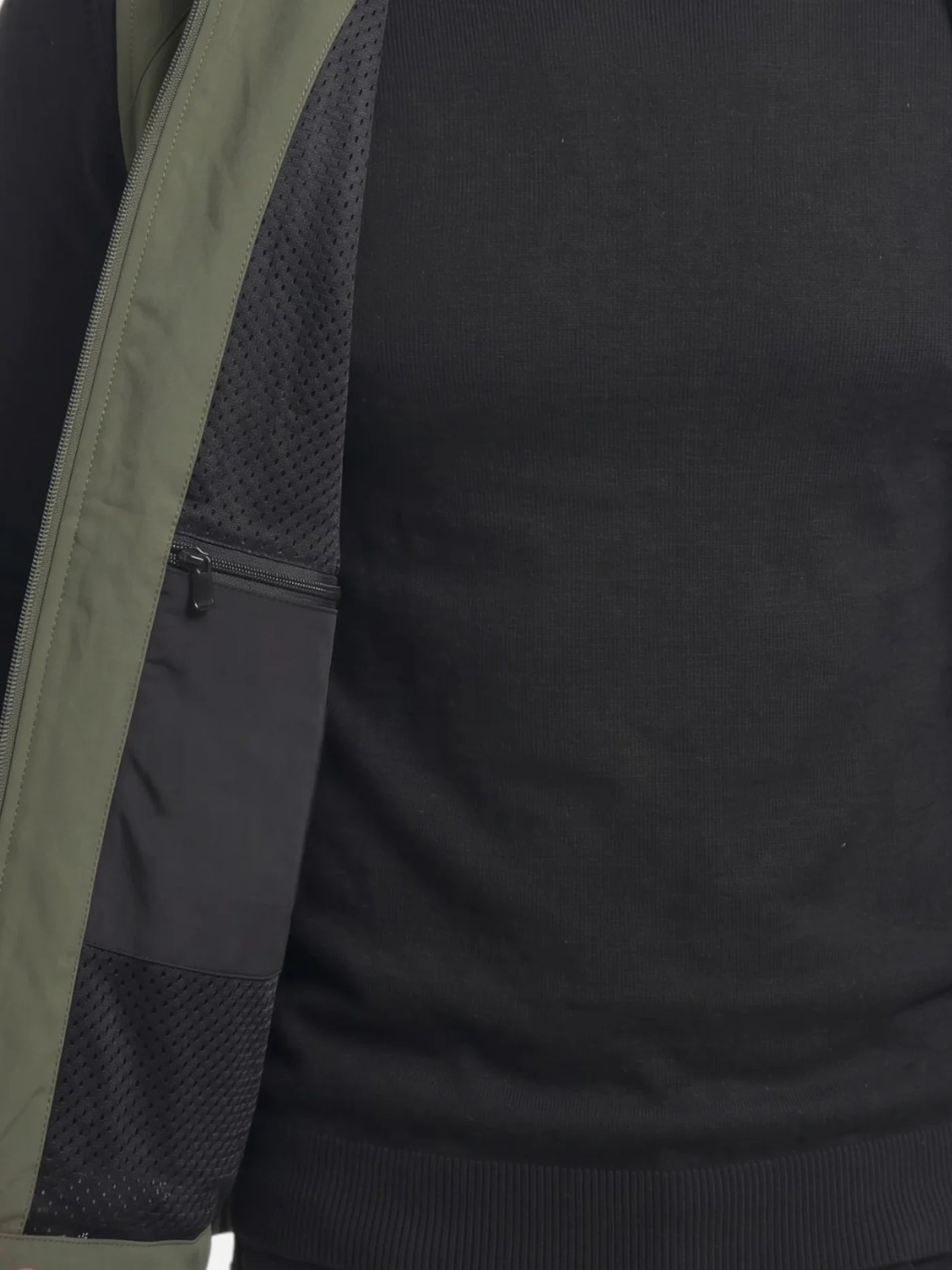 Men's Zip-Up Vest with Stand Collar and Zip Pockets