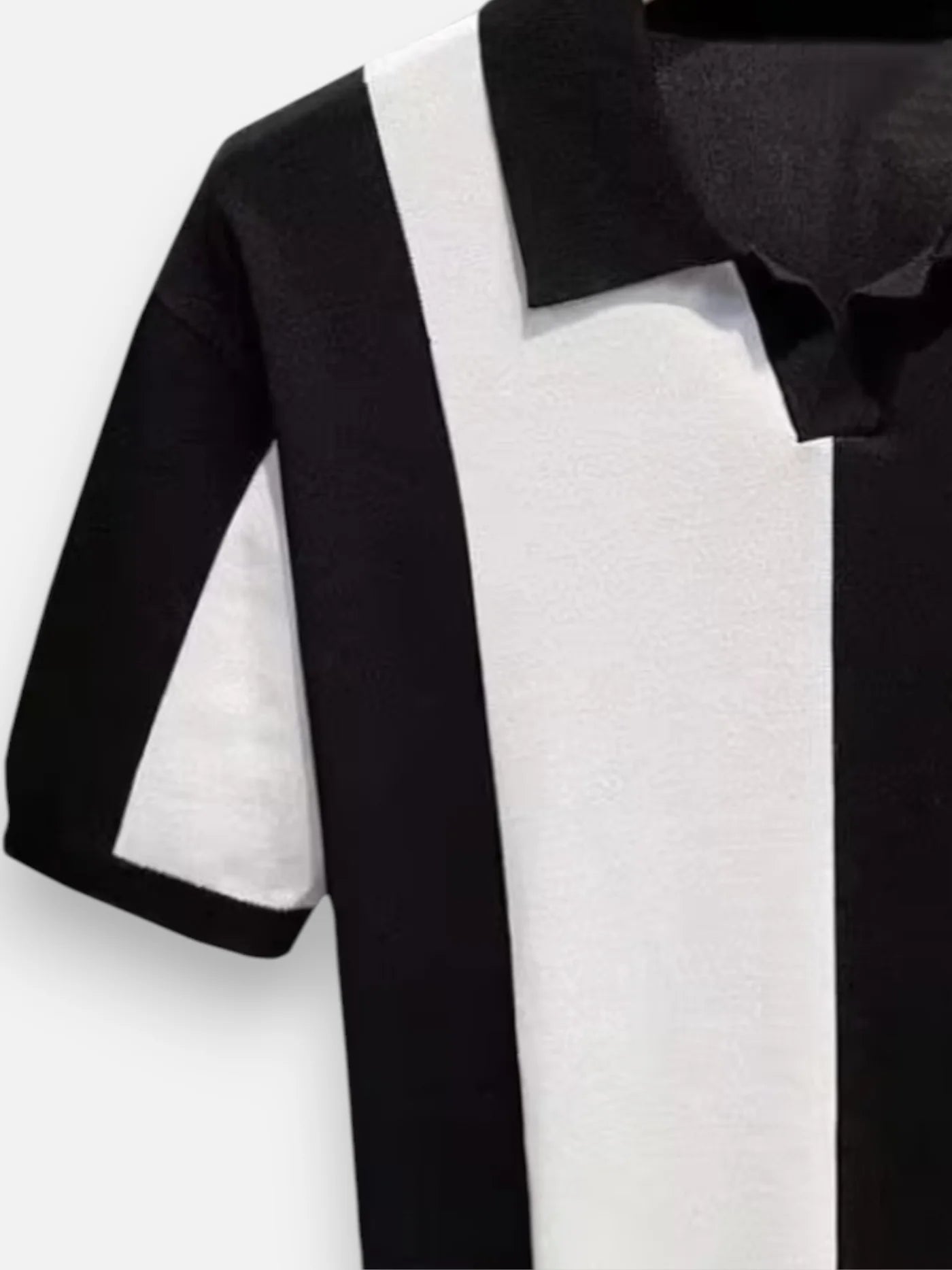 Men’s Short Sleeve Striped Polo Shirt