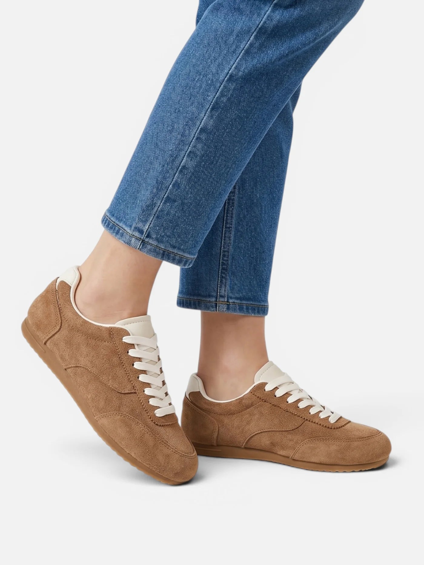 Women’s Lace-Up Casual Sneakers with Lightweight Comfort Design