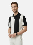 Men’s Short Sleeve Striped Polo Shirt