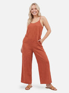 Women’s Sleeveless Wide Leg Jumpsuit – Lightweight Summer One-Piece Outfit