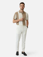 Men’s Short Sleeve Striped Polo Shirt