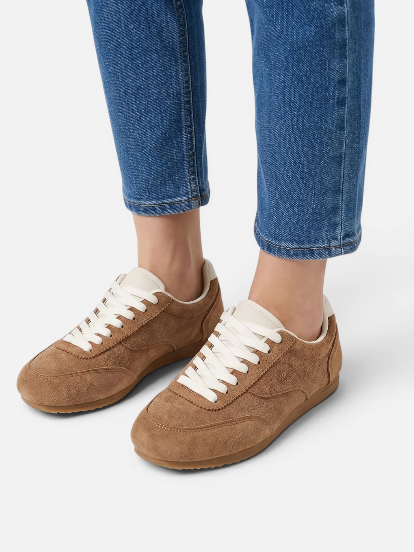 Women’s Lace-Up Casual Sneakers with Lightweight Comfort Design