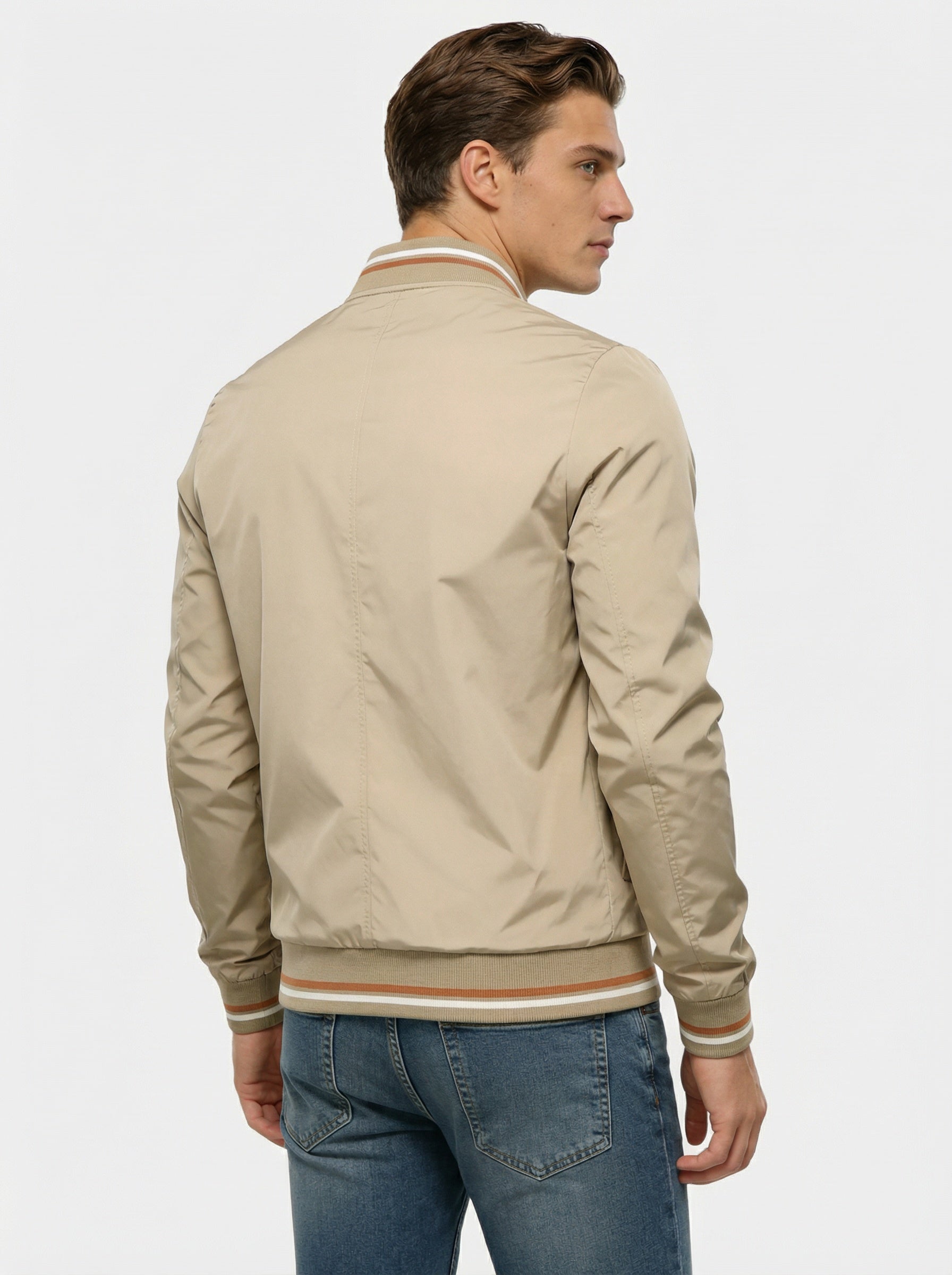 Men’s Comfortable Zip-Up Bomber Jacket