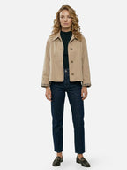 Women’s Buttoned Long Sleeve Jacket – Casual Chic Style