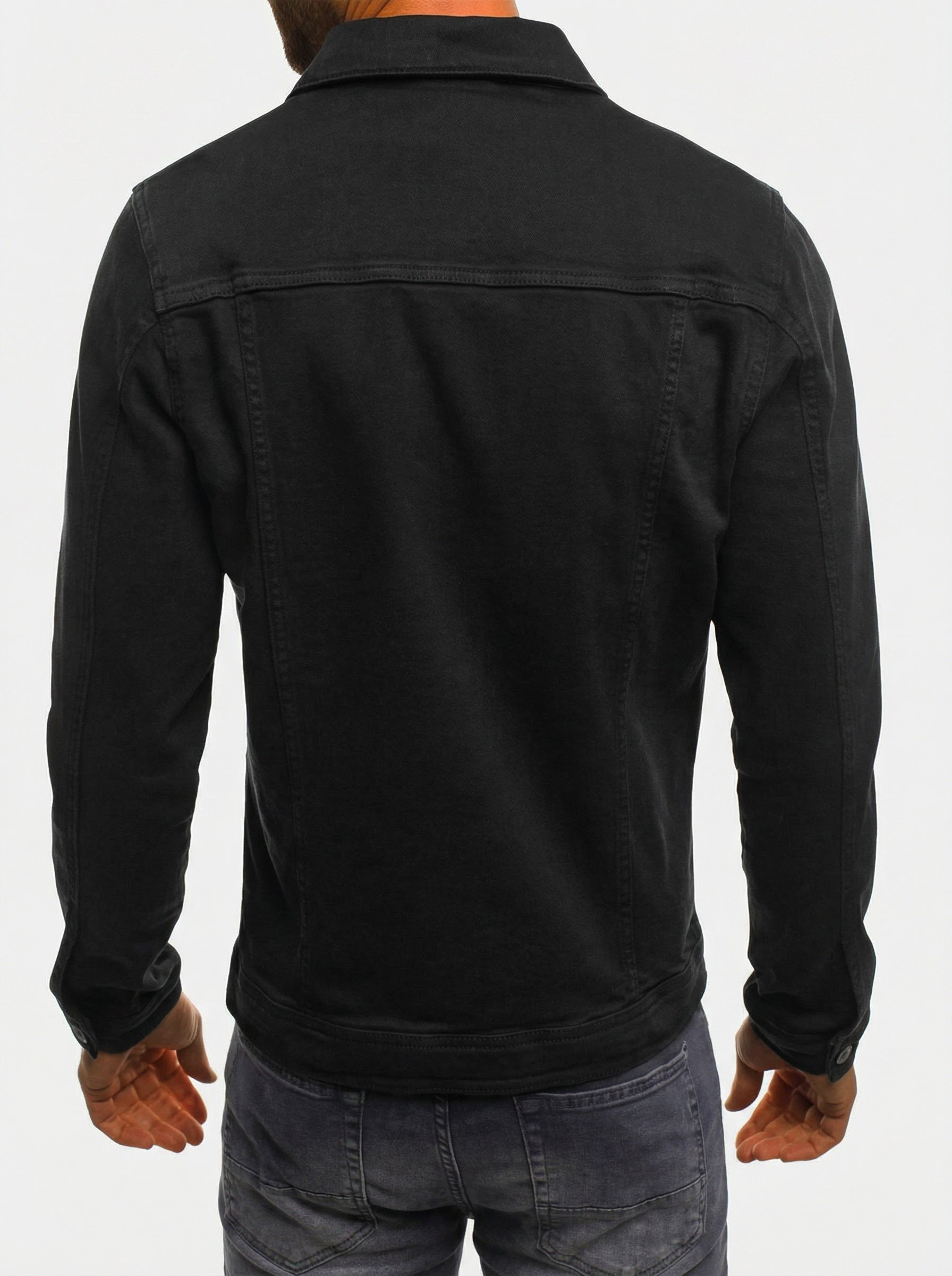 Men’s Slim Fit Denim Jacket – Urban Style