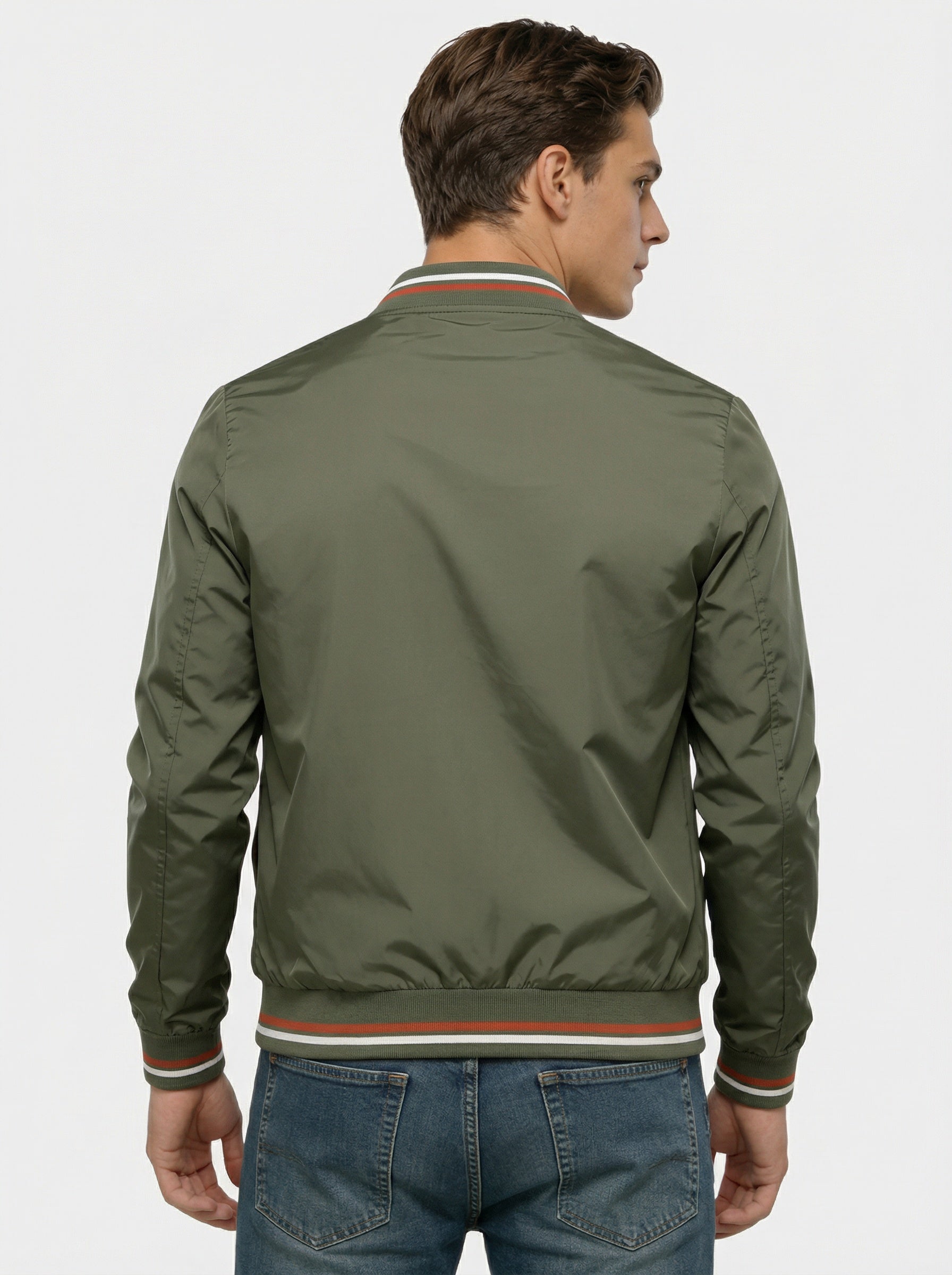 Men’s Comfortable Zip-Up Bomber Jacket