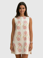 Women’s Sleeveless Floral Print Short Dress