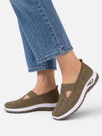 Women’s Slip-On Sneakers – Breathable Lightweight Walking Shoes