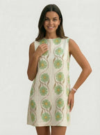 Women’s Sleeveless Floral Print Short Dress
