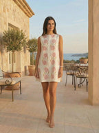Women’s Sleeveless Floral Print Short Dress