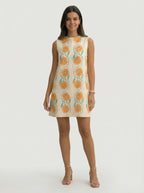 Women’s Sleeveless Floral Print Short Dress