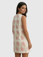 Women’s Sleeveless Floral Print Short Dress