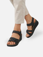 Women’s Comfortable Wedge Sandals with Adjustable Straps for Summer