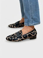 Women’s Leopard Print Slip-On Loafers