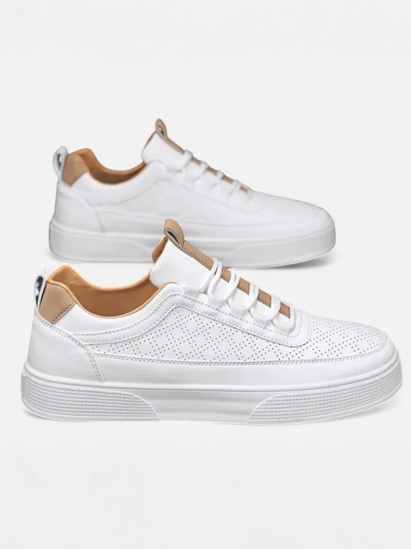 Men’s Minimalist Lace-Up Sneakers – Clean & Modern Style
