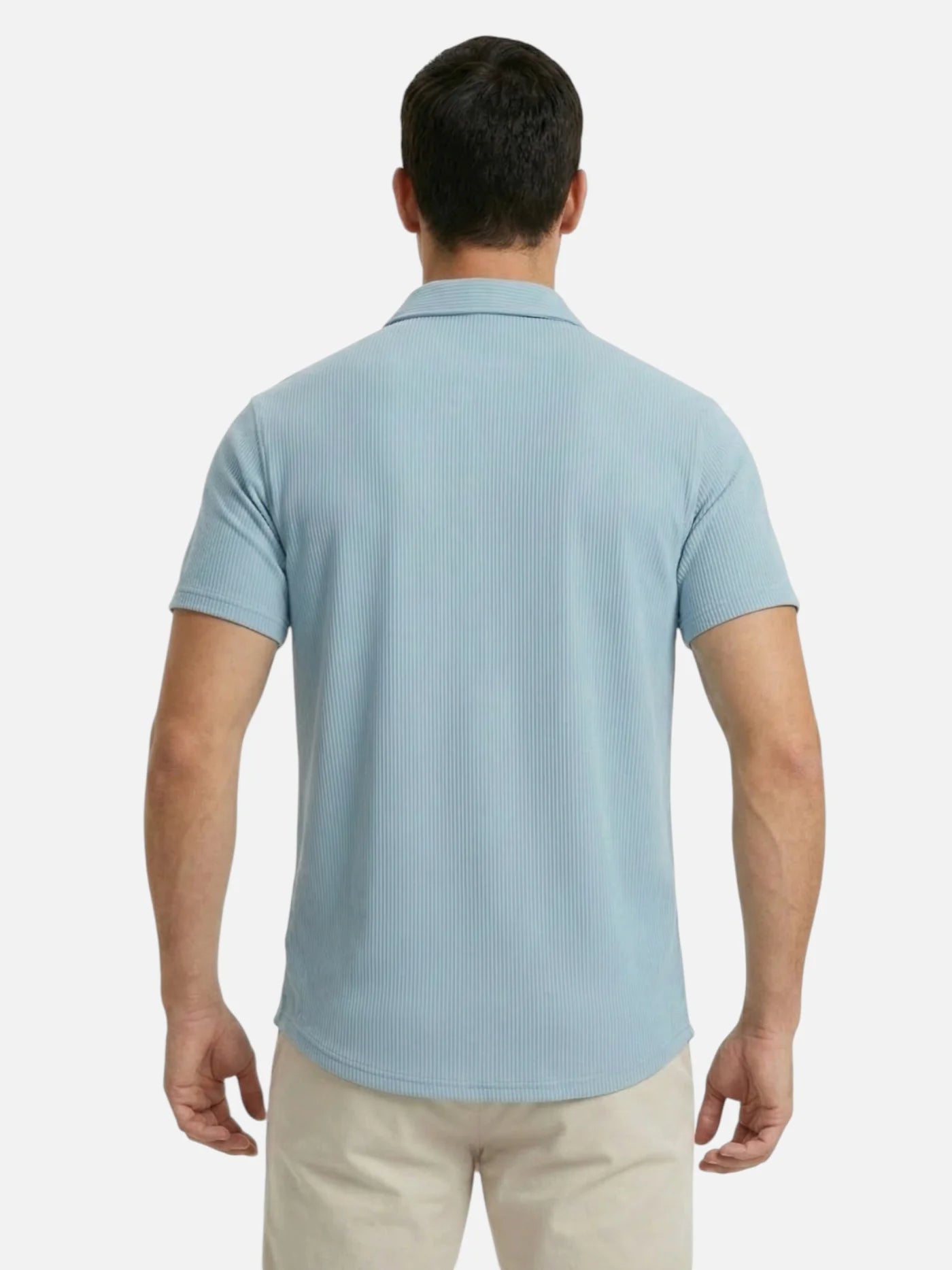 Men’s Lightweight Breathable Short Sleeve Button-Up Shirt