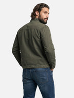 Men’s Zip-Up Jacket with Stand Collar Casual Lightweight Jacket